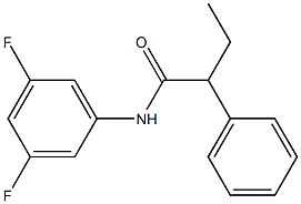 N-(3,5-difluorophenyl)-2-phenylbutanamide Struktur