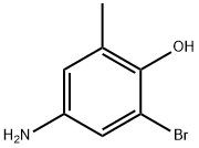 4-amino-2-bromo-6-methylphenol Struktur