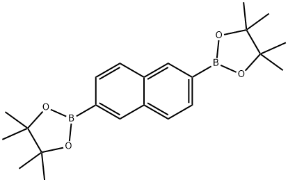 1,3,2-Dioxaborolane, 2,2'-(2,6-naphthalenediyl)bis[4,4,5,5-tetramethyl- Struktur