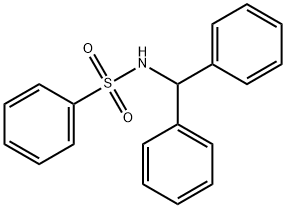 N-benzhydrylbenzenesulfonamide Struktur