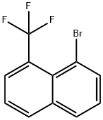 1-bromo-8-(trifluoromethyl)naphthalene Struktur