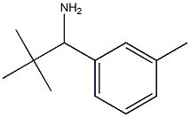 2,2-DIMETHYL-1-(3-METHYLPHENYL)PROPAN-1-AMINE Struktur