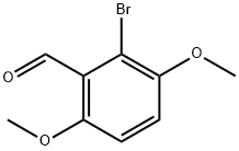 Benzaldehyde, 2-bromo-3,6-dimethoxy- Struktur