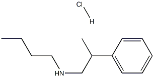 butyl(2-phenylpropyl)amine hydrochloride Struktur