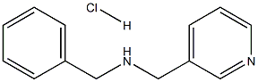 Benzyl-pyridin-3-ylmethyl-amine hydrochloride Struktur