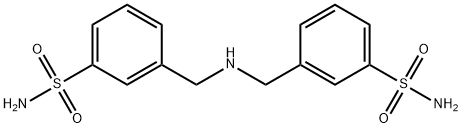 3,3'-(Azanediylbis(methylene))dibenzenesulfonamide Struktur