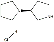 1-[(3S)-pyrrolidin-3-yl]pyrrolidine:hydrochloride Struktur