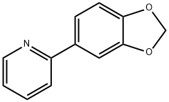 2-(BENZO[D][1,3]DIOXOL-5-YL)PYRIDINE Struktur