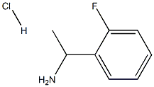 1-(2-Fluorophenyl)ethanamine hydrochloride Struktur