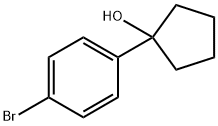 1-(4-Bromophenyl)cyclopentan-1-ol Struktur