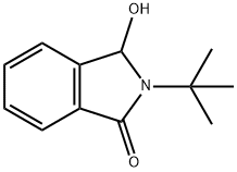 2-tert-Butyl-3-hydroxy-2,3-dihydro-isoindol-1-one Struktur