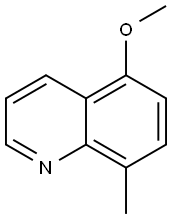 5-Methoxy-8-methyl-quinoline Struktur