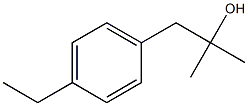 1-(4-ethylphenyl)-2-methylpropan-2-ol Struktur