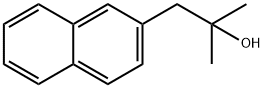 2-methyl-1-(naphthalen-2-yl)propan-2-ol Struktur