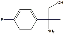 2-amino-2-(4-fluorophenyl)propan-1-ol Struktur