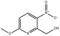 (6-Methoxy-3-nitro-pyridin-2-yl)-methanol Struktur