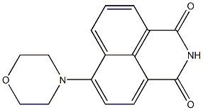 6-morpholin-4-ylbenzo[de]isoquinoline-1,3-dione Struktur