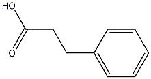 Benzenepropanoic acid Struktur