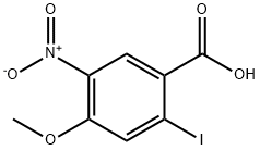 2-Iodo-4-methoxy-5-nitro-benzoic acid Struktur