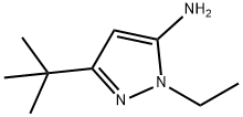 3-TERT-BUTYL-1-ETHYL-1H-PYRAZOL-5-AMINE Struktur