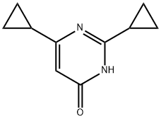 2,6-dicyclopropylpyrimidin-4-ol Struktur