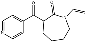 1-ethenyl-3-(pyridine-4-carbonyl)azepan-2-one Struktur