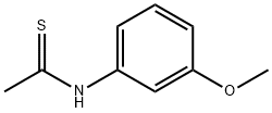 N-(3-METHOXYPHENYL)ETHANETHIOAMIDE Struktur