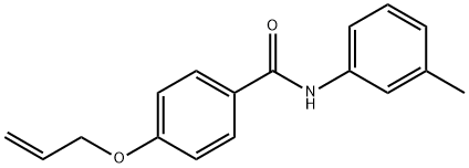 N-(3-methylphenyl)-4-prop-2-enoxybenzamide Struktur