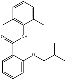 N-(2,6-dimethylphenyl)-2-(2-methylpropoxy)benzamide Struktur