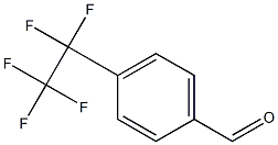 4-(1,1,2,2,2-pentafluoroethyl)benzaldehyde Struktur