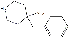 4-Piperidinamine, 4-(phenylmethyl)- Struktur