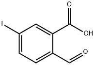 Benzoic acid, 2-formyl-5-iodo- Struktur