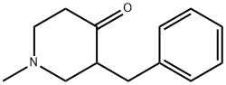 4-Piperidinone, 1-methyl-3-(phenylmethyl)- Struktur