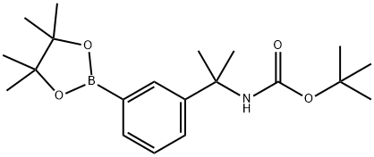 CARBAMIC ACID, [1-METHYL-1-[3-(4,4,5,5-TETRAMETHYL-1,3,2-DIOXABOROLAN-2-YL)PHENYL]ETHYL]-, 1,1-DIMETHYLETHYL ESTER (9CI) Struktur