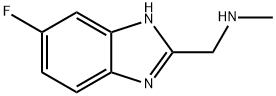 1-(6-fluoro-1H-benzimidazol-2-yl)-N-methylmethanamine Struktur