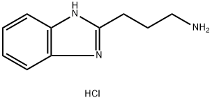 3-(1H-1,3-benzodiazol-2-yl)propan-1-amine dihydrochloride Struktur