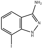 7-Iodo-1H-indazol-3-ylamine Struktur