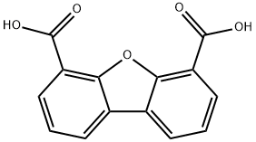 4,6-Dibenzofurandicarboxylic acid Struktur