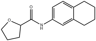 N-(5,6,7,8-tetrahydronaphthalen-2-yl)tetrahydrofuran-2-carboxamide Struktur