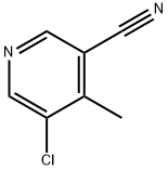 5-Chloro-4-methylnicotinonitrile Struktur