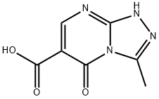 3-Methyl-5-oxo-5,8-dihydro[1,2,4]triazolo[4,3-a]pyrimidine-6-carboxylic acid Struktur