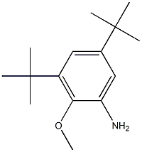 3,5-ditert-butyl-2-methoxyaniline Struktur