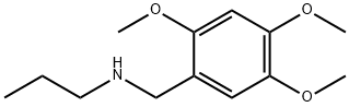 propyl[(2,4,5-trimethoxyphenyl)methyl]amine Struktur