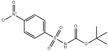 N-BOC-4-NITROBENZENESULFONAMIDE Struktur