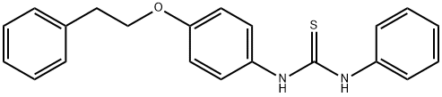 N-phenyl-N'-[4-(2-phenylethoxy)phenyl]thiourea Struktur