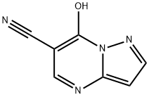 7-Hydroxypyrazolo[1,5-a]pyrimidine-6-carbonitrile Struktur