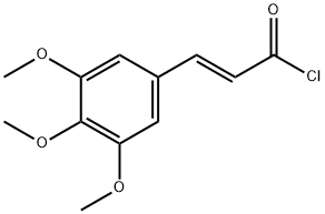 (2E)-3-(3,4,5-trimethoxyphenyl)prop-2-enoyl chloride Struktur