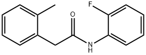 N-(2-fluorophenyl)-2-(2-methylphenyl)acetamide Struktur