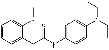 N-[4-(diethylamino)phenyl]-2-(2-methoxyphenyl)acetamide Struktur