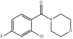 (2-chloro-4-fluorophenyl)-morpholin-4-ylmethanone Struktur